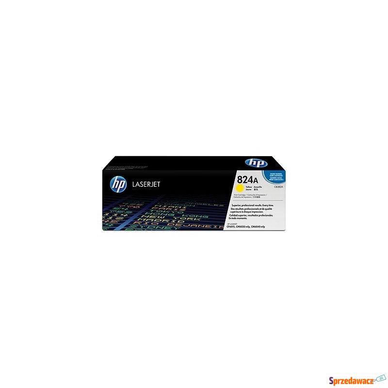 Toner Oryginalny HP 824A (CB382A) (Żółty) - D... - Tusze, tonery - Lubin