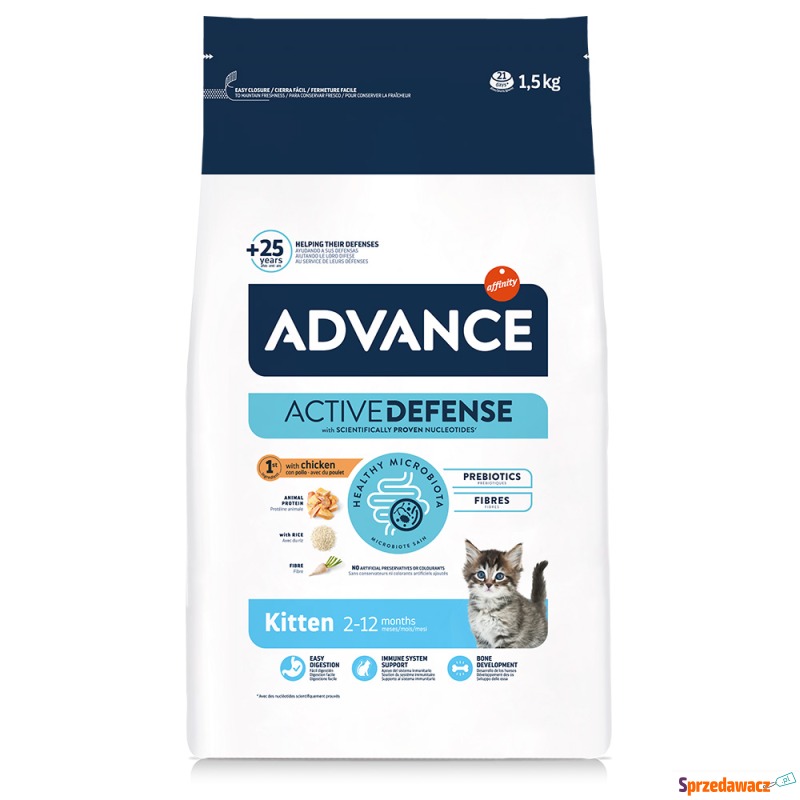 Advance Kitten - 2 x 1,5 kg - Karmy dla kotów - Lublin