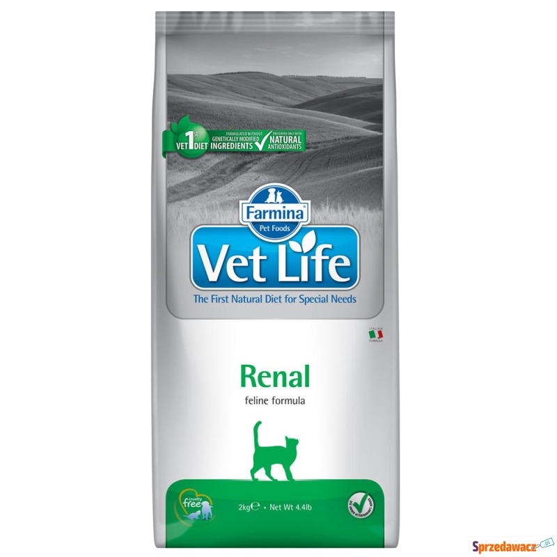 Farmina Vet Life Renal Feline - 3 x 2 kg - Karmy dla kotów - Częstochowa