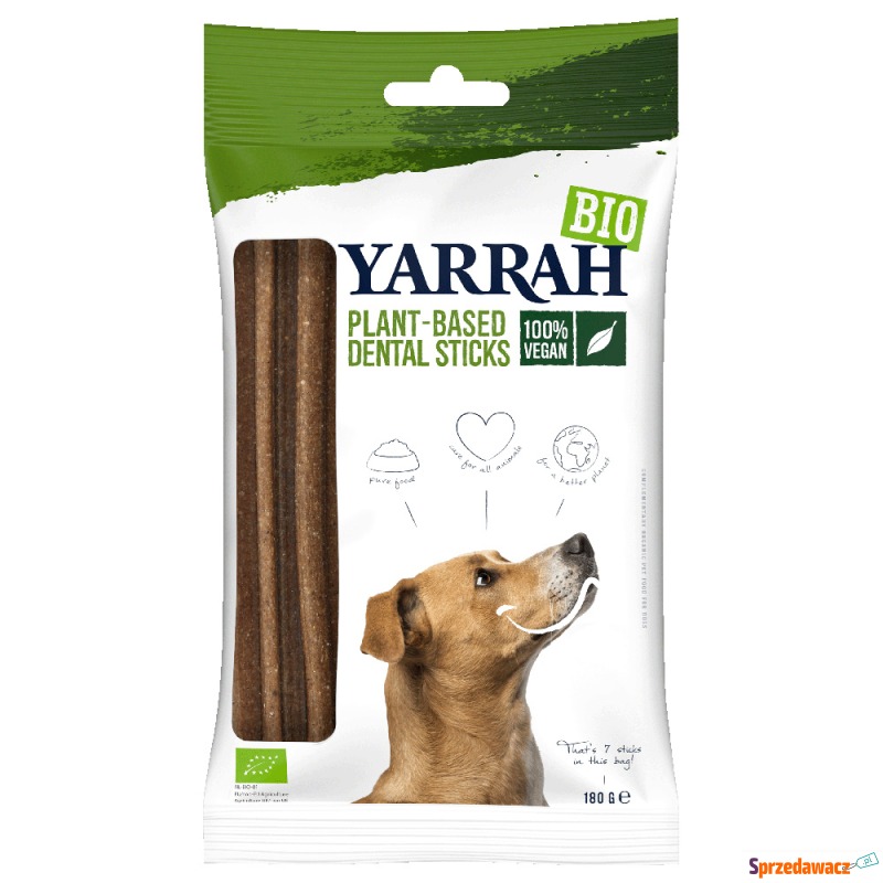 Yarrah Vegane Bio-Dental Sticks - 12 x 180 g - Przysmaki dla psów - Chorzów