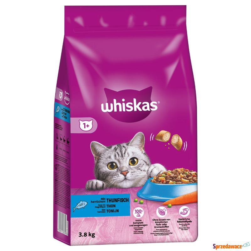 Whiskas 1+ z tuńczykiem - 3,8 kg - Karmy dla kotów - Tarnów