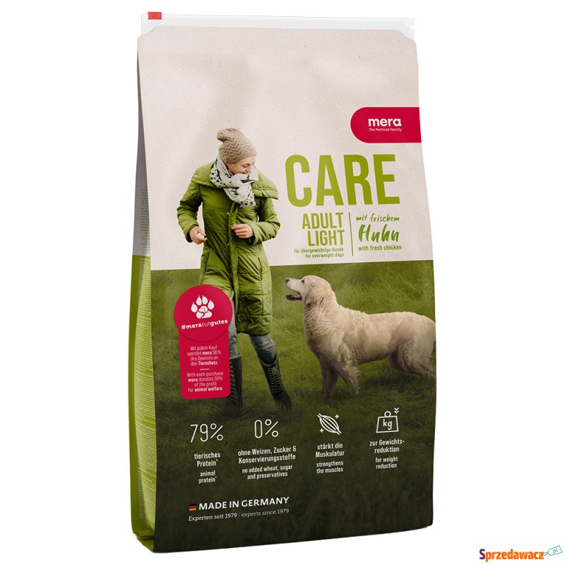 mera Care Adult Light, kurczak - 10 kg - Karmy dla psów - Piła