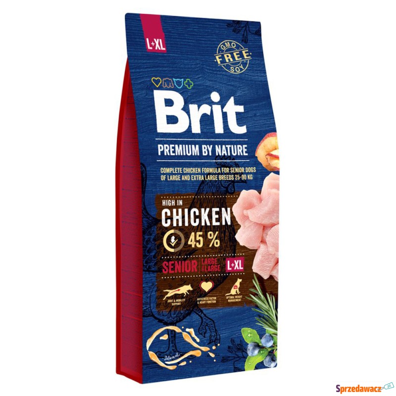 Brit Premium by Nature Senior L/XL - 2 x 15 kg - Karmy dla psów - Kwidzyn