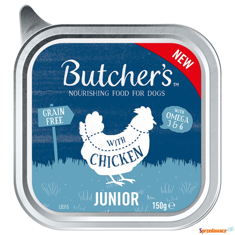 Butcher's Original Junior, 12 x 150 g - Kurczak - Karmy dla psów - Orzesze