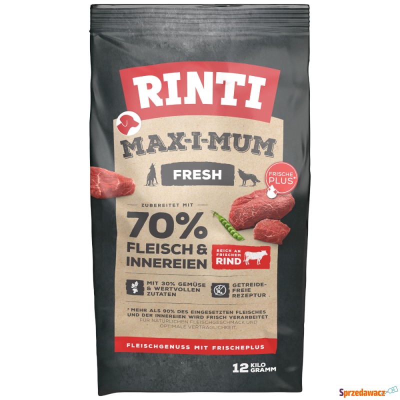 RINTI Max-i-mum, wołowina - 2 x 12 kg - Karmy dla psów - Bełchatów