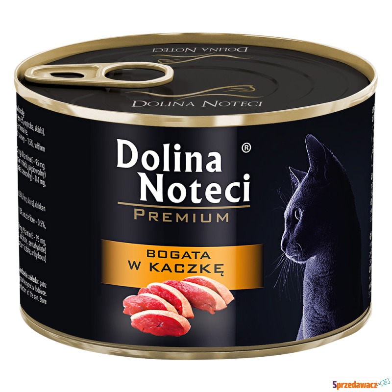 Dolina Noteci Premium, 24 x 185 g - Bogata w kaczkę - Karmy dla kotów - Warszawa