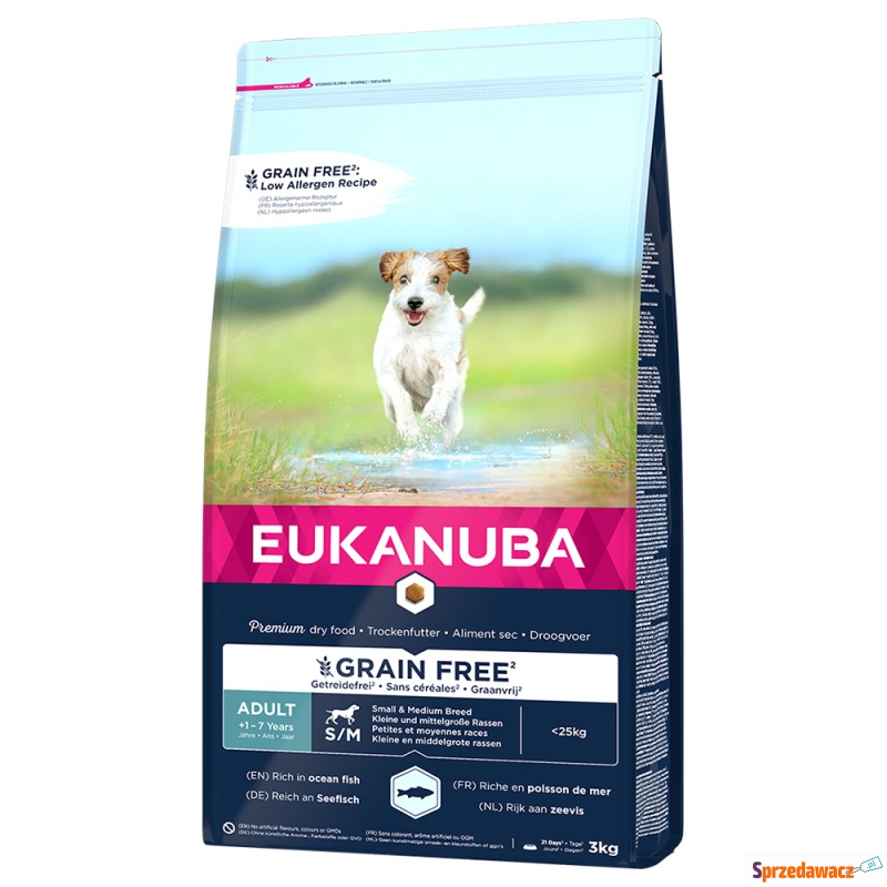 Eukanuba Grain Free Adult Small/Medium Breed,... - Karmy dla psów - Gliwice