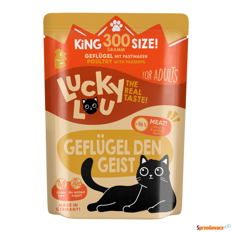 Lucky Lou Adult, 6 x 300 g - Drób - Karmy dla kotów - Radom