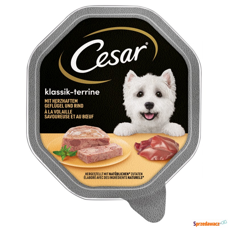 Cesar w tackach, 14 x 150 g - Classic, pasztet... - Karmy dla psów - Gliwice