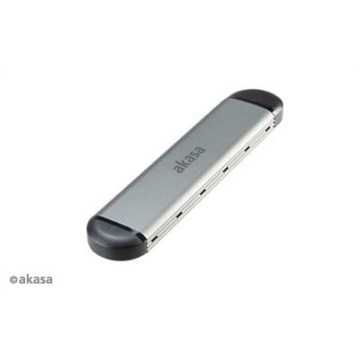 Zewnętrzna obudowa Akasa M.2 NVMe, USB 3.1, Aluminium - Czarny