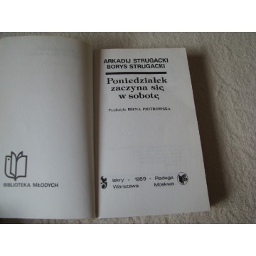 Poniedziałek zaczyna się w sobotę, Arkadij Bo... - Książki - Brzegi - zdjęcie 5