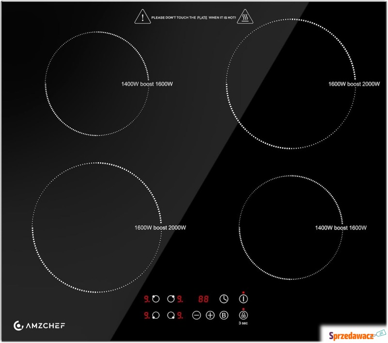 Płyta indukcyjna AMZCHEF CE-FS-I72S - Płyty - Jelenia Góra