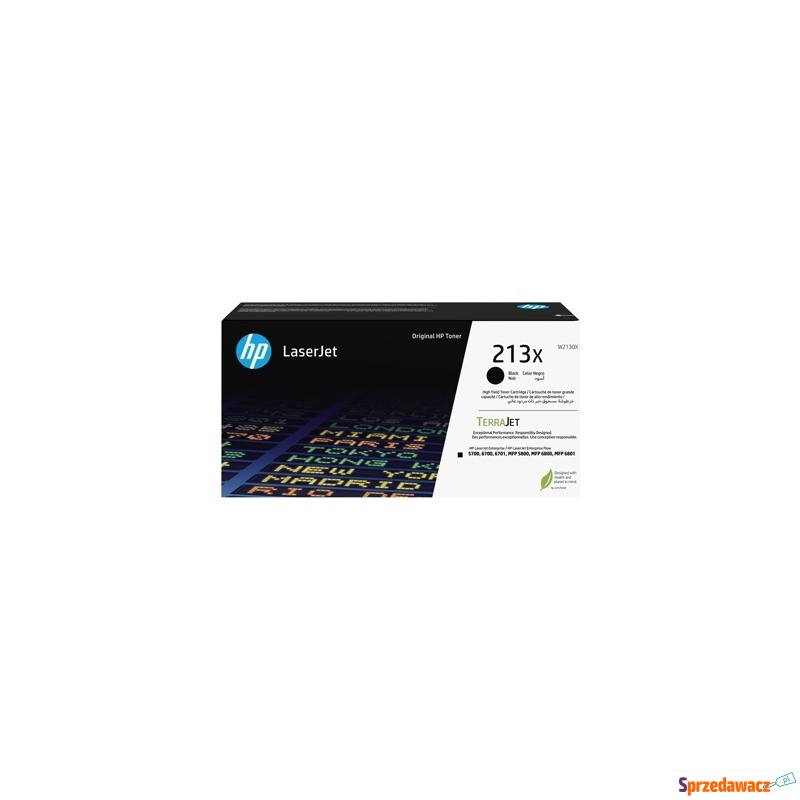 Toner Oryginalny HP 213X (W2130X) (Czarny) -... - Tusze, tonery - Częstochowa