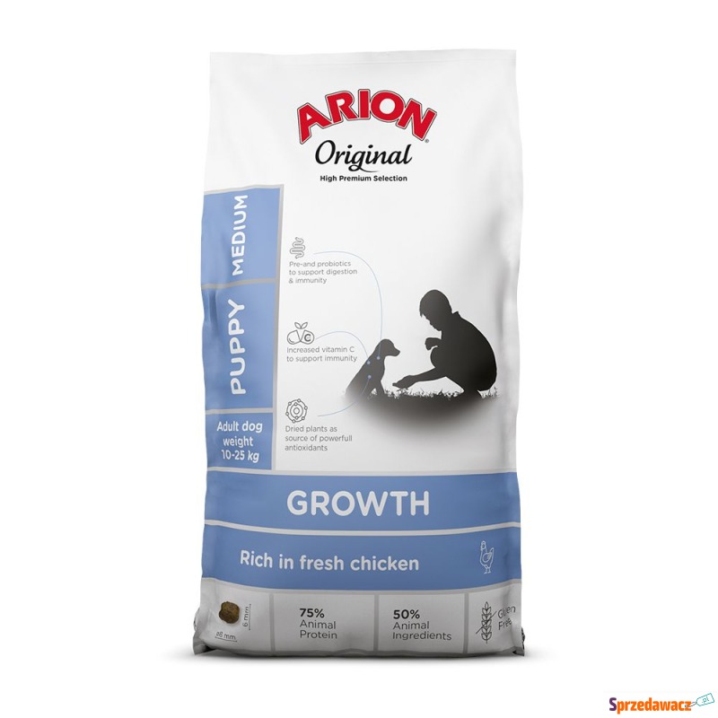 Arion Original Growth Medium Breed, kurczak -... - Karmy dla psów - Bydgoszcz