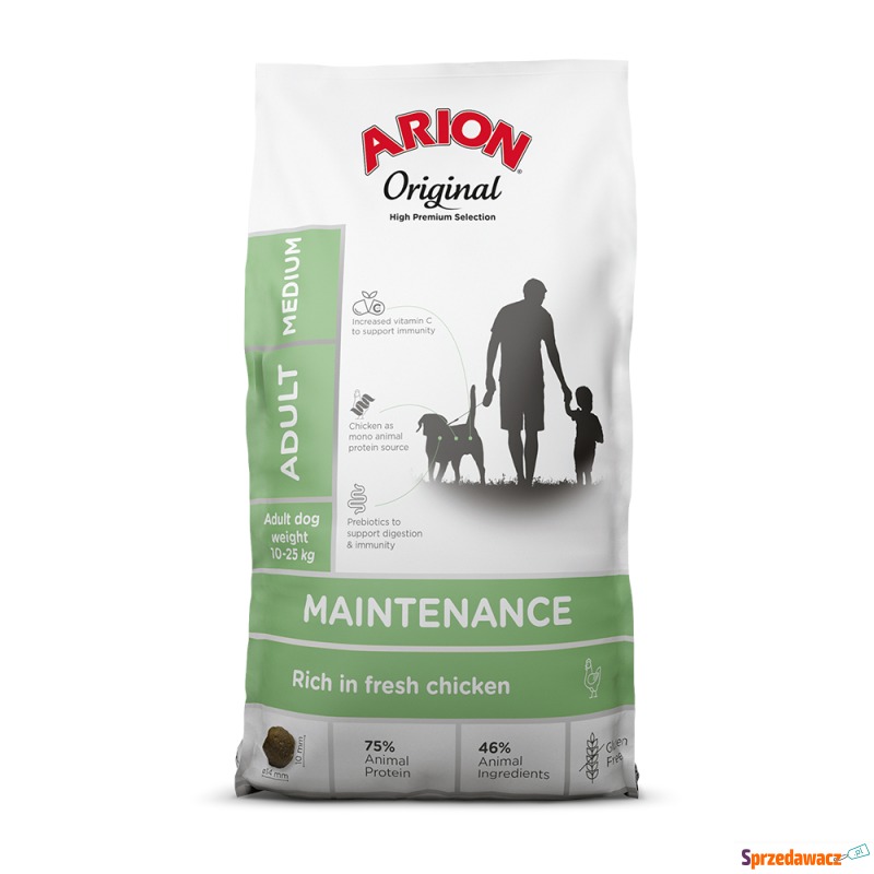 Arion Original Maintenance Medium Breed, kurczak... - Karmy dla psów - Białystok