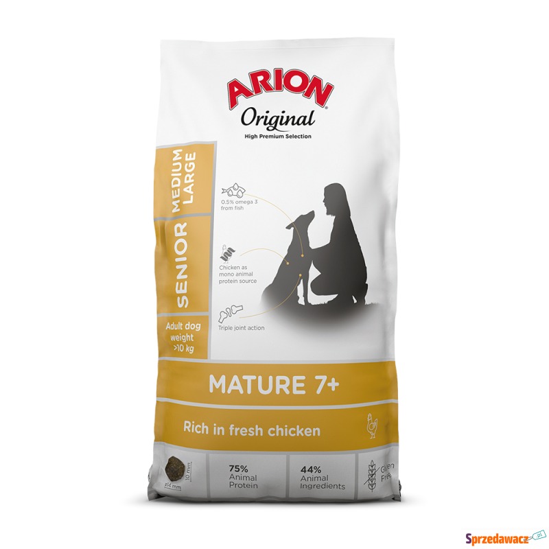 Arion Original Mature 7+ Medium/Large, kurczak... - Karmy dla psów - Radom