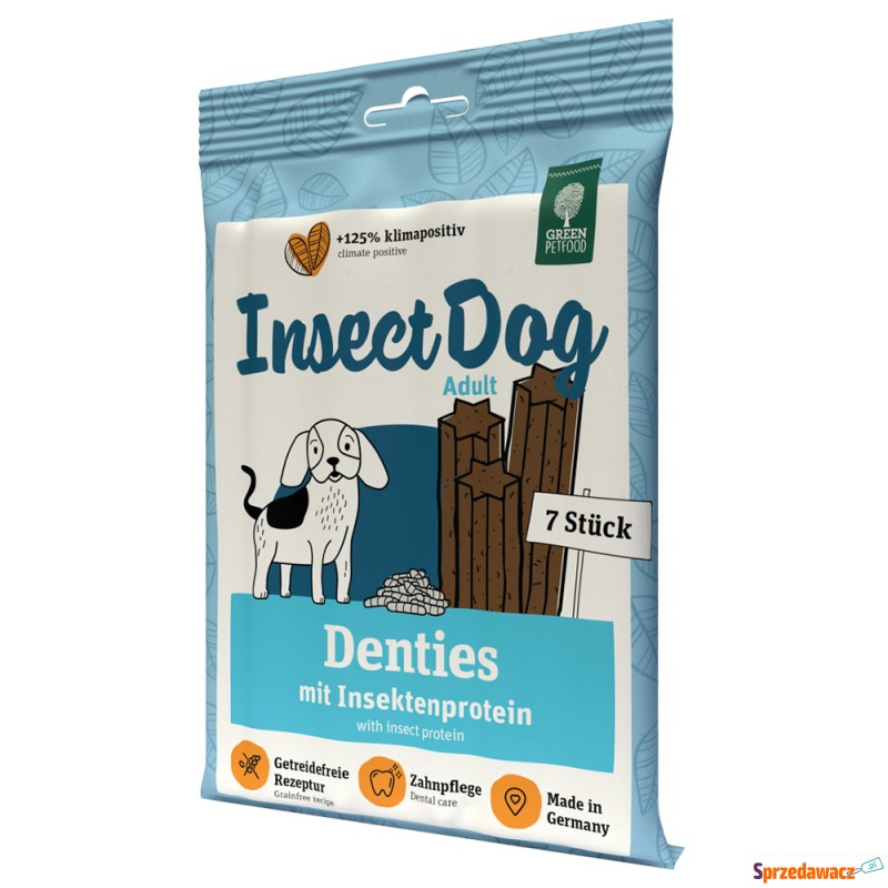 Green Petfood InsectDog Denties - 2 x 180 g - Przysmaki dla psów - Słupsk