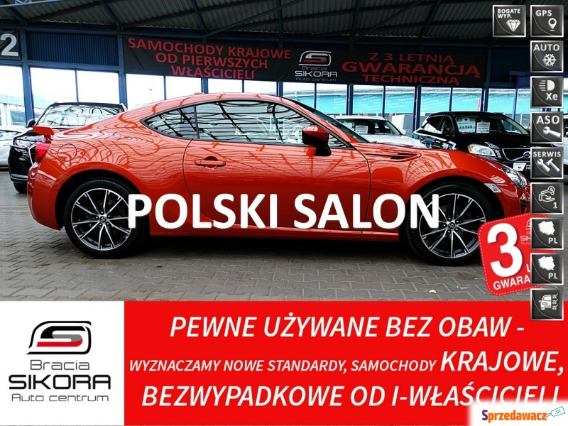 Toyota GT86  Coupe/Sportowy 2017,  2.0 benzyna - Na sprzedaż za 89 900 zł - Mysłowice