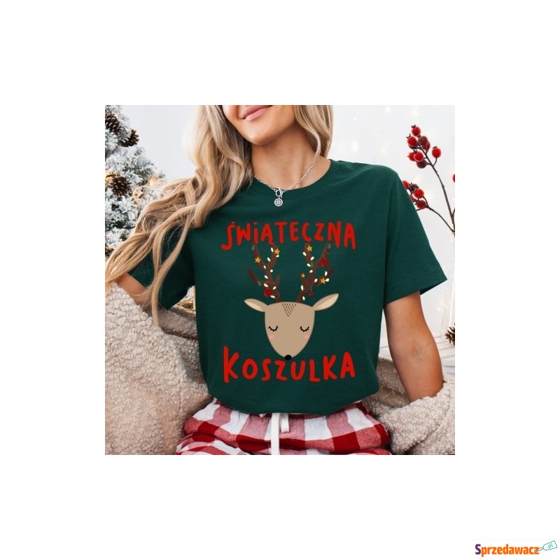 ZIELONA ŚWIĄTECZNA KOSZULKA