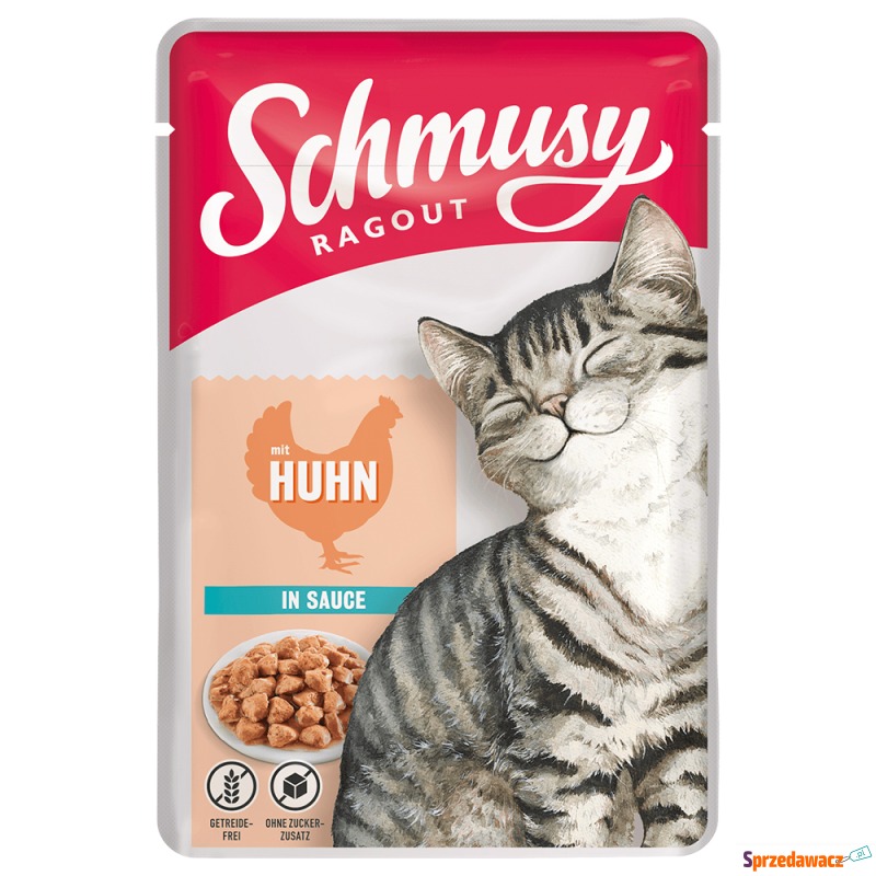 Schmusy Ragout w sosie, 22 x 100 g - Kurczak - Karmy dla kotów - Chorzów