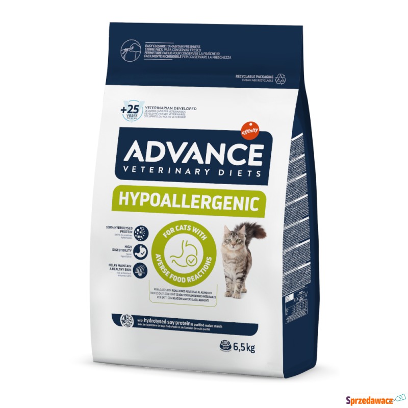 Advance Veterinary Diets Hypoallergenic - 6,5... - Karmy dla kotów - Olsztyn