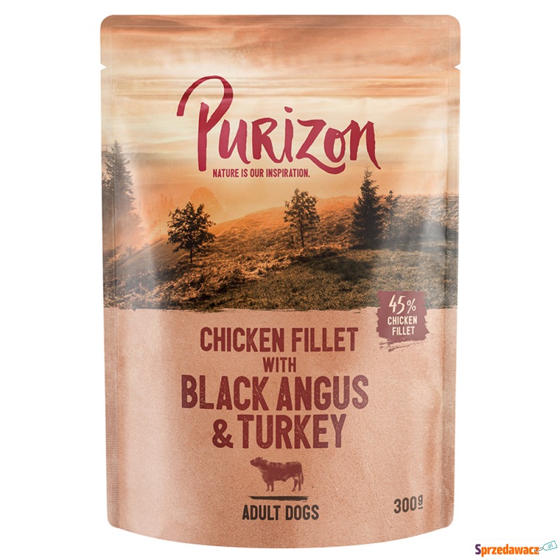 Megapakiet  Purizon Adult, 24 x 300 g - Wołowina... - Karmy dla psów - Szczecinek