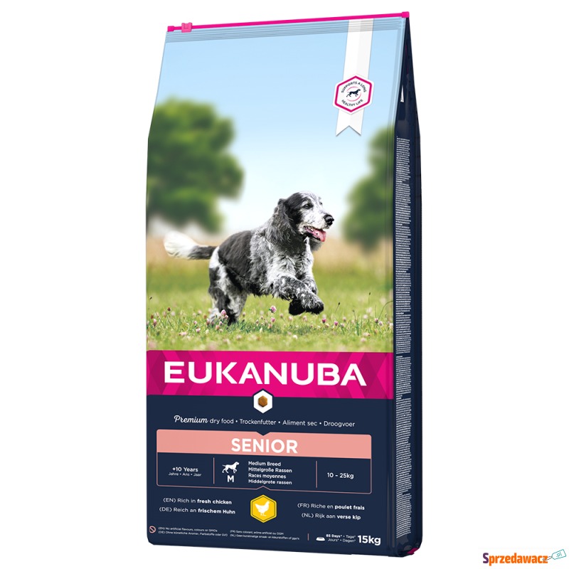 Eukanuba Caring Senior Medium Breed, kurczak -... - Karmy dla psów - Grudziądz