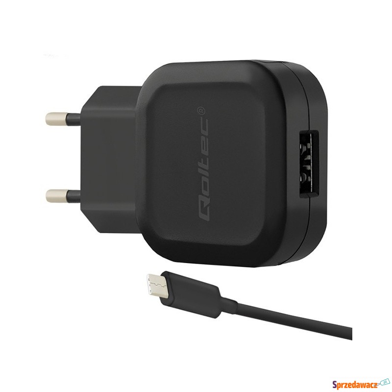 Qoltec 12W 5V 2.4A USB + USB-C - Ładowarki sieciowe - Wałbrzych