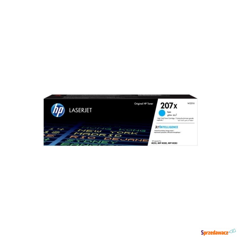 Oryginalny toner HP 207X XL błękitny (W2211X) - Tusze, tonery - Opole