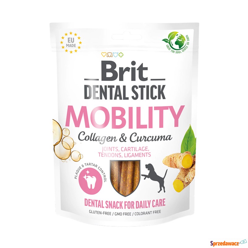 Brit Dental Stick Mobility z kurkumą i kolagenem... - Przysmaki dla psów - Słupsk