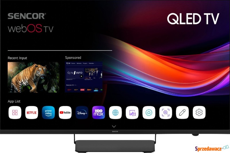 Telewizor Sencor SLE 43Q870TCSB QLED 43'' 4K Ultra... - Telewizory - Dąbrowa Górnicza