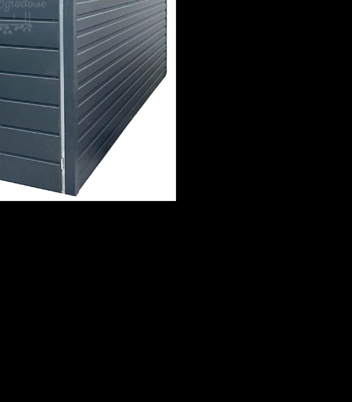 Domek Ogrodowy 2x5m - Brama Dw...