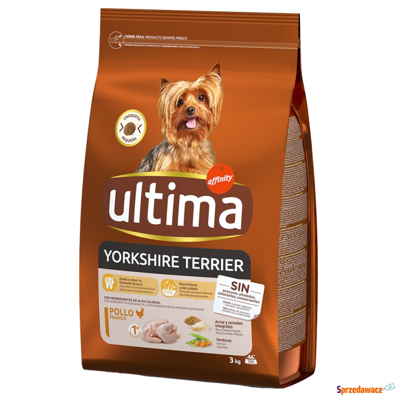 Ultima Dog Yorkshire dla psów - 3 kg - Karmy dla psów - Głogów