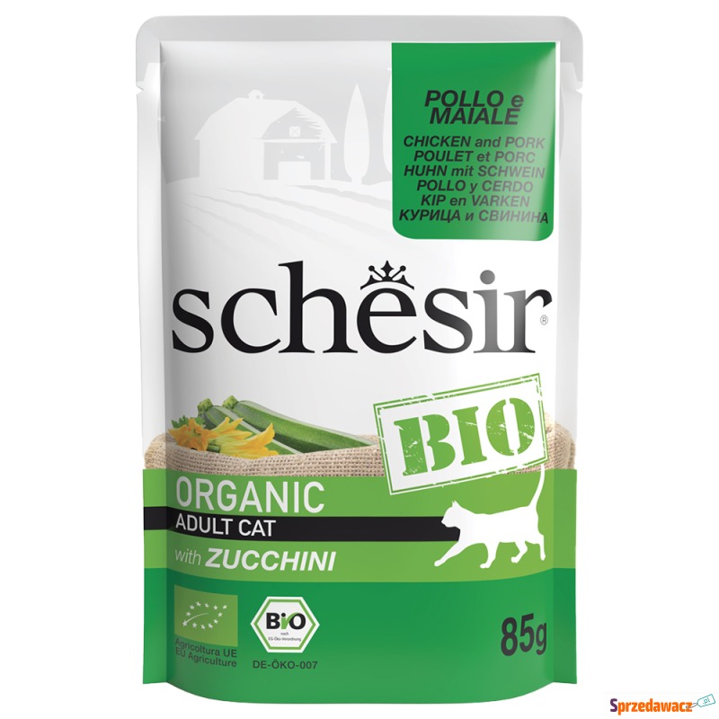 Schesir Bio Pouch, 6 x 85 g - Biokurczak i bi... - Karmy dla kotów - Gorzów Wielkopolski