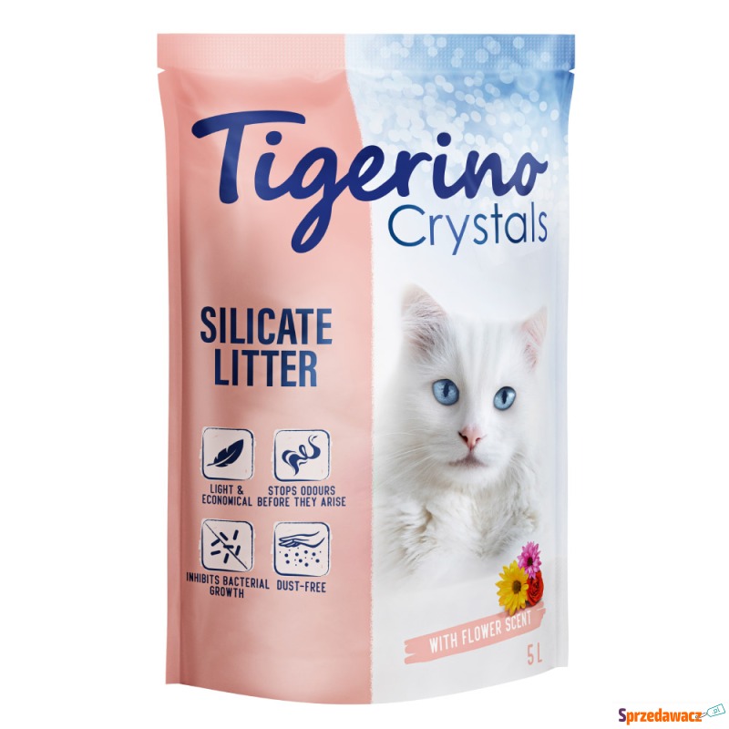 Tigerino Crystals, żwirek dla kota - zapach k... - Żwirki do kuwety - Chruszczobród