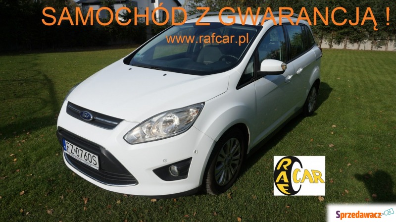 Ford Grand C-MAX  Hatchback 2013,  1.0 benzyna - Na sprzedaż za 36 999 zł - Zielona Góra