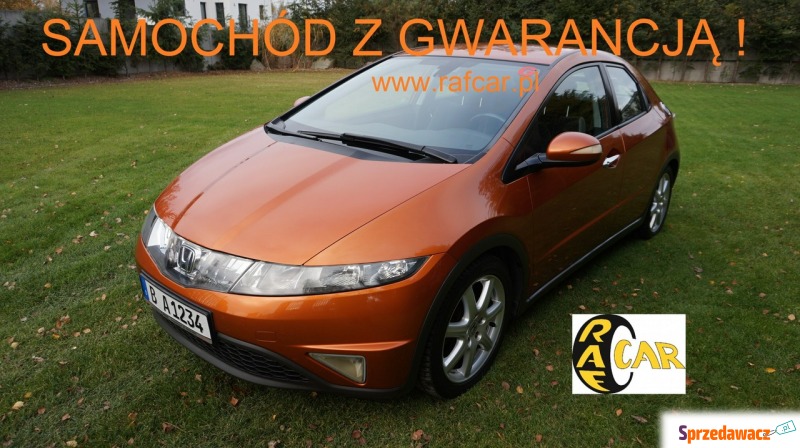 Honda Civic  Hatchback 2008,  1.8 benzyna+LPG - Na sprzedaż za 25 999 zł - Zielona Góra