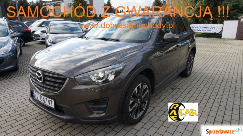 Mazda CX-5  SUV 2017,  2.2 diesel - Na sprzedaż za 75 999 zł - Zielona Góra