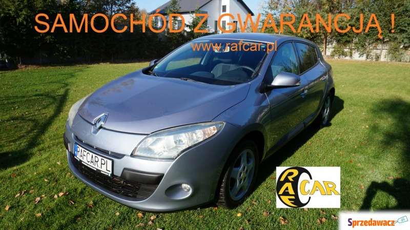 Renault Megane  Hatchback 2009,  1.6 benzyna+LPG - Na sprzedaż za 17 999 zł - Zielona Góra