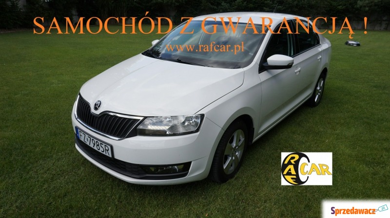 Skoda Rapid  Sedan/Limuzyna 2018,  1.0 benzyna - Na sprzedaż za 44 999 zł - Zielona Góra