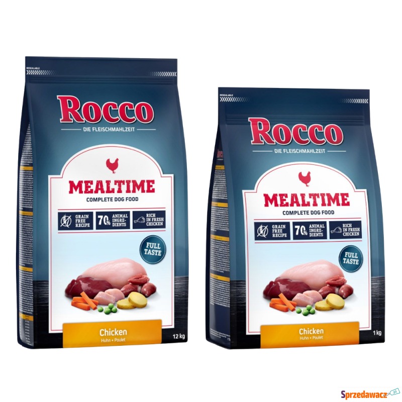 12 kg + 1 kg gratis! Rocco Mealtime, karma sucha... - Karmy dla psów - Jelenia Góra