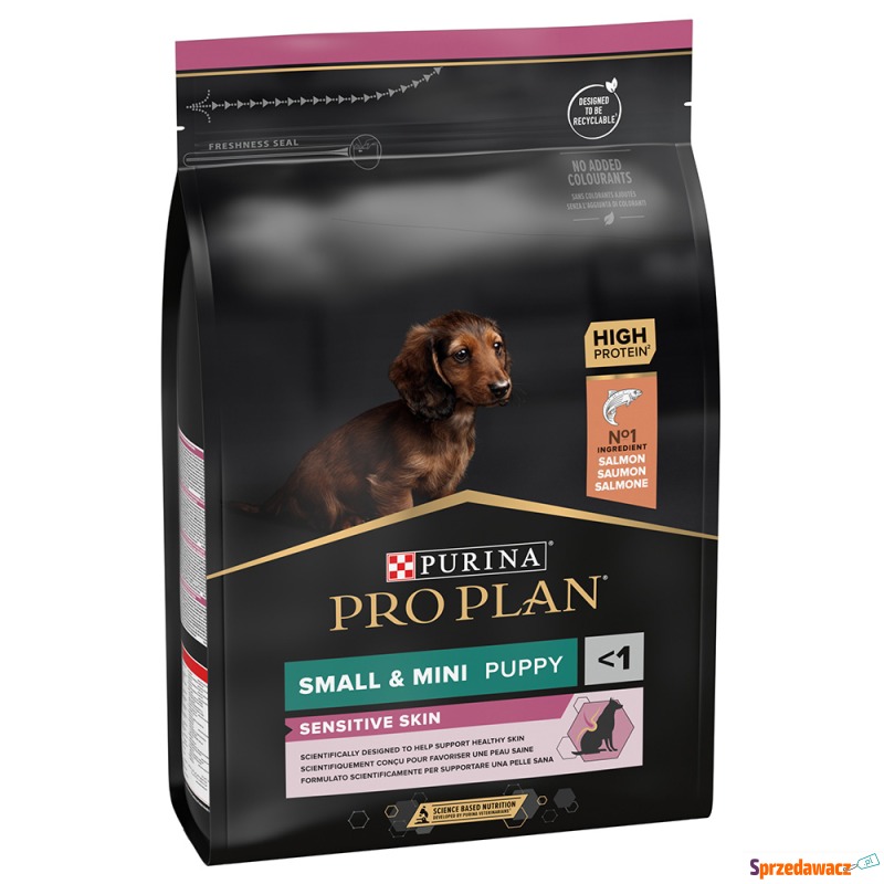 PURINA PRO PLAN Small & Mini Puppy Sensitive Skin,... - Karmy dla psów - Kartuzy