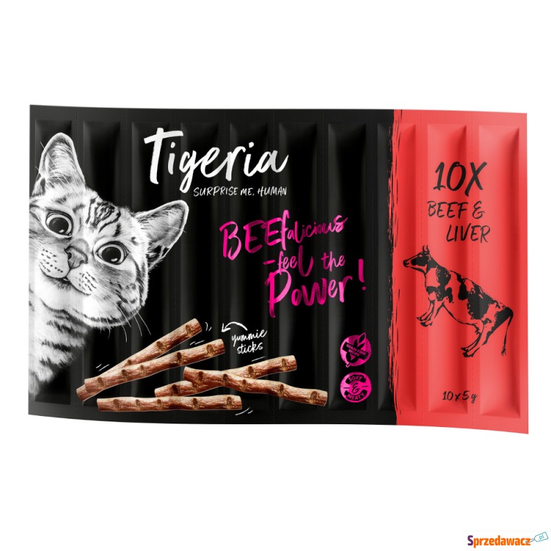 Pakiet Tigeria Sticks paluszki, 30 x 5 g - Wo... - Przysmaki dla kotów - Ruda Śląska