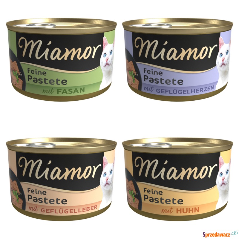 Megapakiet Miamor Pastete, 24 x 85 g - Mięsny... - Karmy dla kotów - Płock