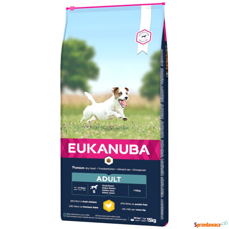 Eukanuba Adult Small Breed, kurczak - 15 kg - Karmy dla psów - Ełk