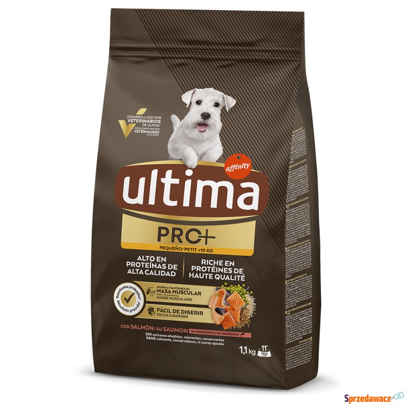 Ultima Dog Mini PRO+, łosoś - 2 x 1,1 kg - Karmy dla psów - Wrocław