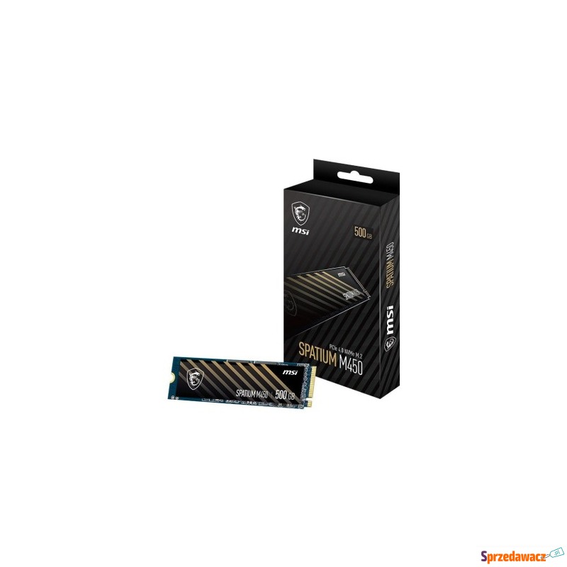 Dysk SSD MSI SPATIUM M450 PCIe 4.0 NVMe M.2 500GB - Dyski twarde - Sopot