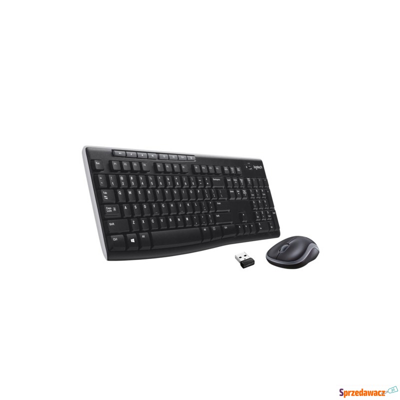 Logitech Wireless Combo MK270 klawiatura Dołą... - Klawiatury - Ciechanów