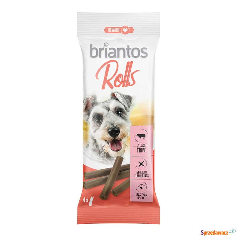 Briantos Rolls - 4 x 65 g, ze żwaczami - Przysmaki dla psów - Kwidzyn