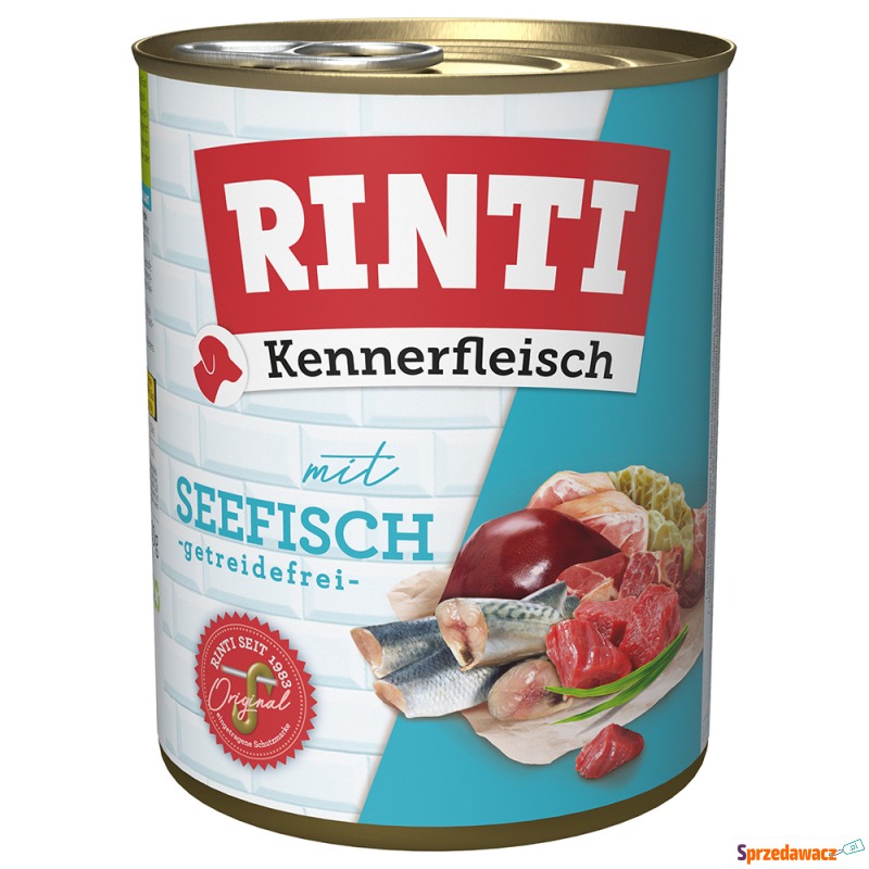 Pakiet RINTI Kennerfleisch, 12 x 800 g - Ryba... - Karmy dla psów - Warszawa